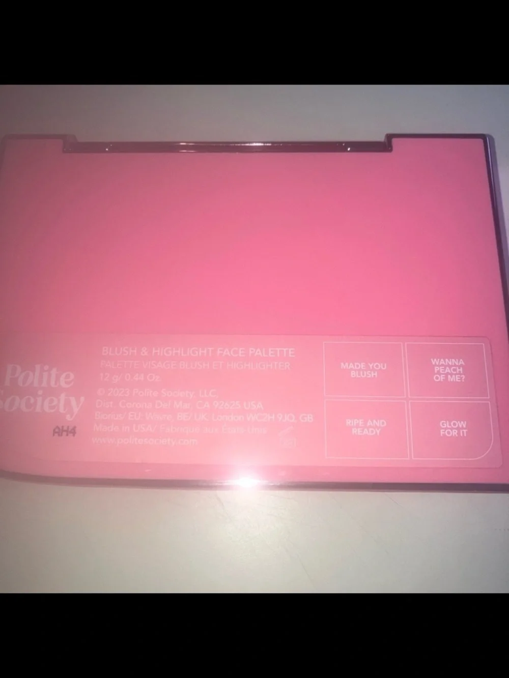Polite Society Go Flush Yourself Face Palette